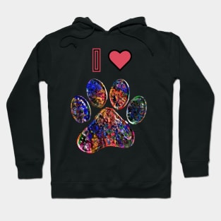 Paw Print Pet Lover Hoodie